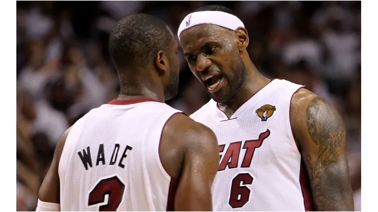 Dwyane Wade y LeBron James