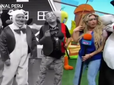 Gato Silvestre acosó a modelo en vivo mientras entrevistaban a López Aliaga