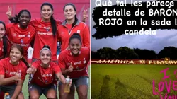 Continúan los honores: tremendo mural de los hinchas de América para el equipo femenino