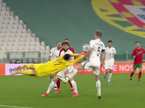 Ni Portugal ni Cristiano podían con Azerbaiyán hasta que apareció el arquero rival