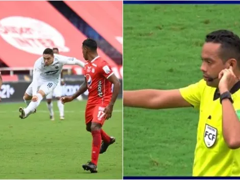 Insólito: el VAR le dio el gol a Medellín después de varios minutos de juego