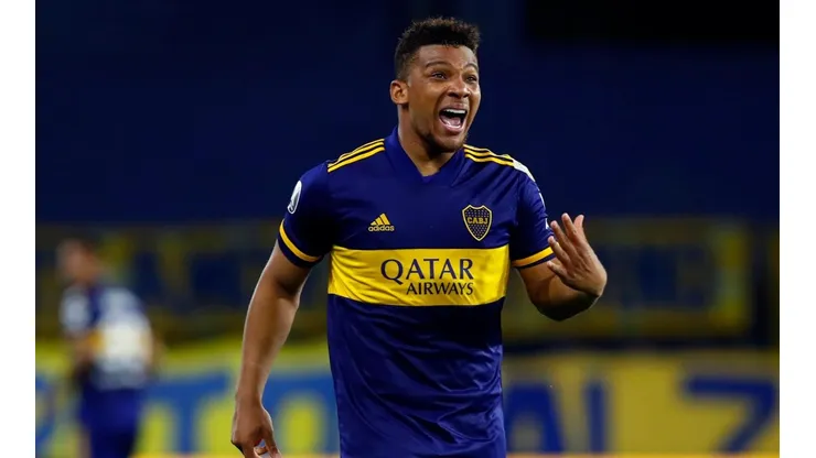 Frank Fabra, jugador colombiano de Boca Juniors en Argentina.