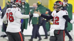 Tom Brady y Donovan Smith (Foto: Getty)