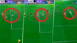 Así fue la impresionante triple atajada de Leandro Castellanos en el duelo entre Santa Fe y Once Caldas.