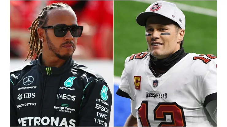 Lewis Hamilton y Tom Brady