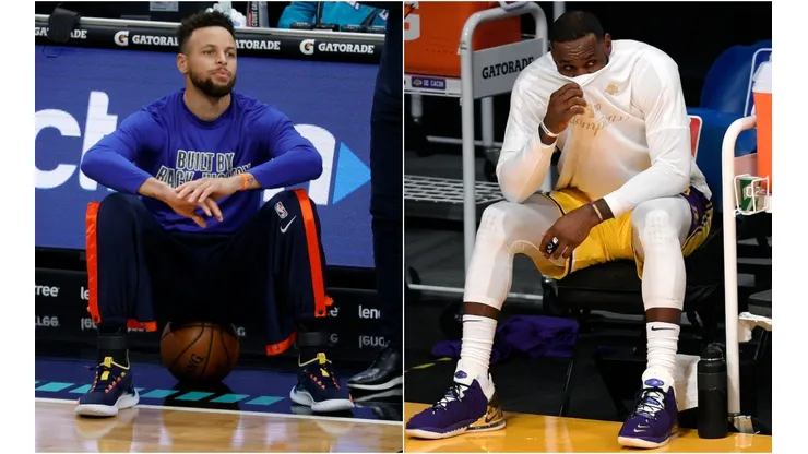 Stephen Curry y LeBron James