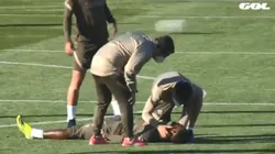 Susto en Atlético Madrid: se desplomó en pleno entrenamiento