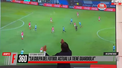 Gustavo López analizando Racing vs. Argentinos.