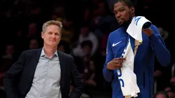 Steve Kerr y Kevin Durant (Foto: Getty)