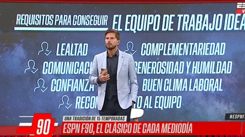 Vignolo leyó los requisitos para un buen trabajo en equipo: "En Boca no pasa"