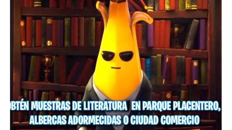 Fortnite: Obtén muestras de literatura en Parque Placentero, Albercas Adormecidas o Ciudad Comercio