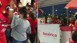 A pura fiesta: así fue el recibimiento al plantel de América de Cali femenino