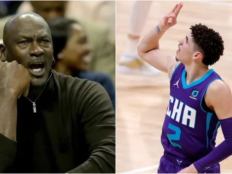 ¿Se enojará Jordan? Un video pone en evidencia que LaMelo agravó su lesión