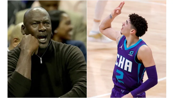 Michael Jordan y LaMelo Ball