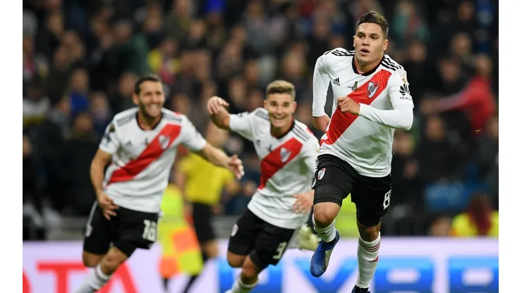 El momento del gol de Juan Fernando Quintero.