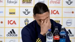 El momento de la emoción de Zlatan Ibrahimovic.