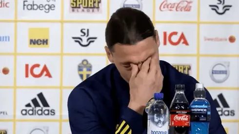 El momento de la emoción de Zlatan Ibrahimovic.