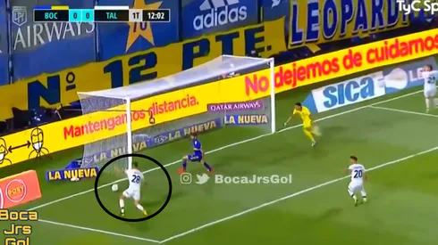 El gol de Carlos Auzqui para Talleres.