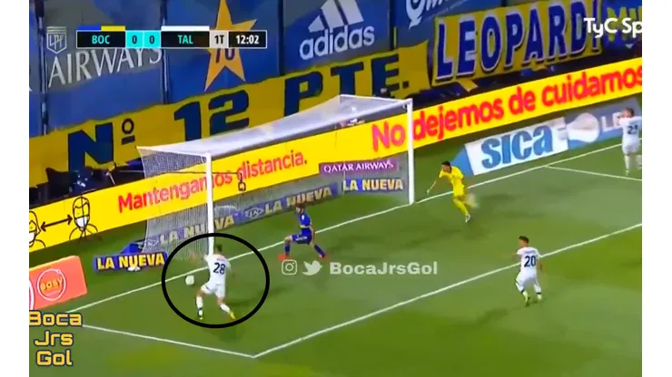El gol de Carlos Auzqui para Talleres.