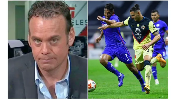 David Faitelson opina sobre Club América y Cruz Azul.