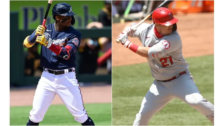 Ronald Acuña Jr. y Mike Trout