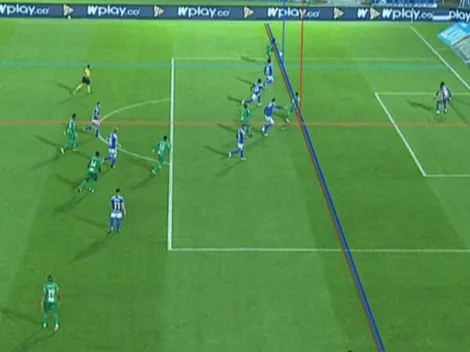 ¿Fuera de lugar? Polémica total por el gol del triunfo de Atlético Nacional