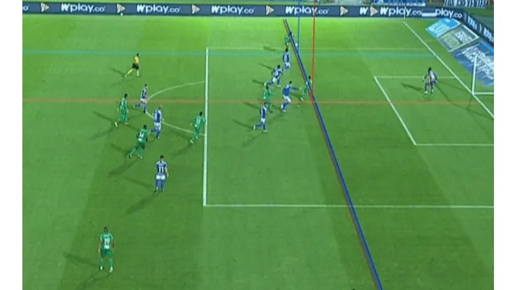 ¿Fuera de lugar? Polémica total por el gol del triunfo de Atlético Nacional