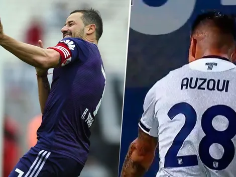 Revelan por qué Auzqui festejó con una 'metralleta' su gol ante Boca
