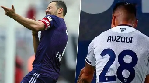 Revelan por qué Auzqui festejó con una 'metralleta' su gol ante Boca