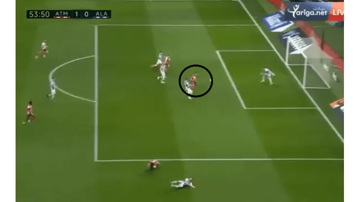 El tanto de Luis Suárez.