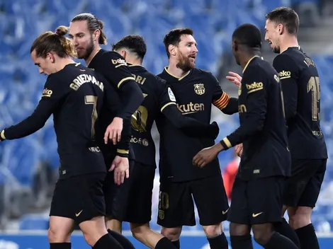 Barcelona no tuvo piedad, le hizo seis a Real Sociedad y sueña con el título