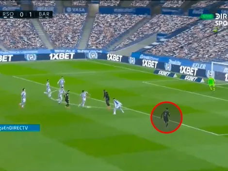 Messi asistió a Dest, que pasó como Dani Alves y metió el 2 a 0