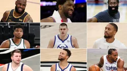 Cuadro de honor en la lucha por el MVP de la temporada (Fotos: Getty)