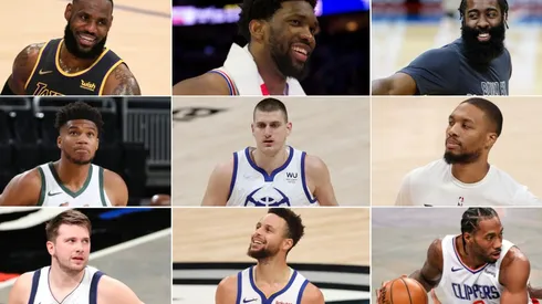 Cuadro de honor en la lucha por el MVP de la temporada (Fotos: Getty)