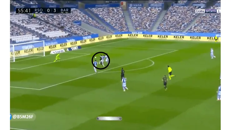 El golazo de Lionel Messi.