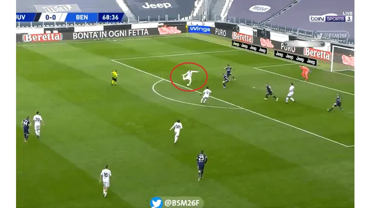 Video: Gaich le metió un golazo a la Juventus de Cristiano Ronaldo