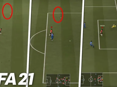 ¿Qué es esto? Tremendo bug de jugador fantasma en el FIFA 21