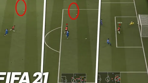¿Qué es esto? Tremendo bug de jugador fantasma en el FIFA 21