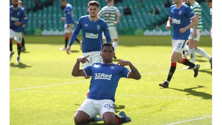 Alfredo Morelos y su debut goleador en uno de los clásicos más importantes del mundo