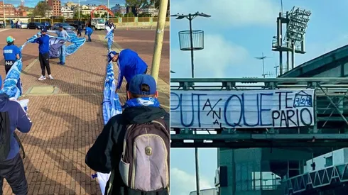 Muy caliente: la pancarta en el Campín en contra de Nacional y uno de sus ídolos