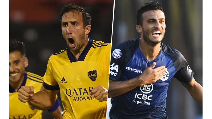 Carlos Izquierdoz y Guilherme Parede, Copa de la Liga Profesional (Foto: Getty Images)