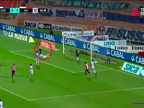 Hace lo que quiere: River, a puro toque, le metió el segundo a Godoy Cruz
