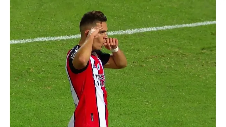 El festejo de Rafael Santos Borré.