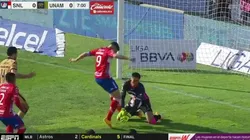 Polémico gol anulado a San Luis.