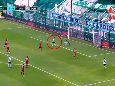 Video: Pons sacó a pasear al arquero de Lanús y puso el 1 a 0 en el Clásico del Sur