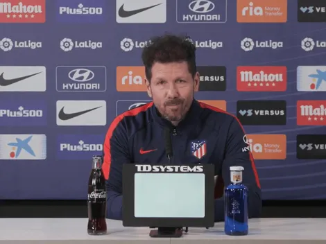 Simeone, autocrítico: "Acá el que tiene que mejorar soy yo"