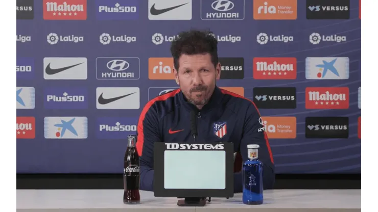 Simeone, autocrítico: "Acá el que tiene que mejorar soy yo"