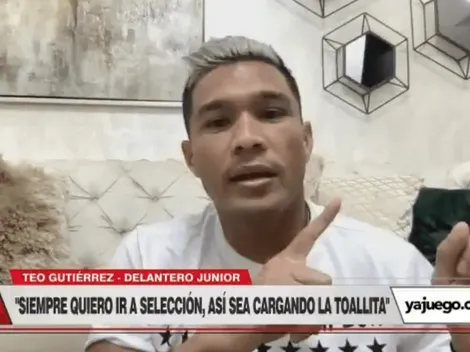 "Profe, aquí estoy": Teófilo Gutiérrez no pierde la esperanza de la Selección