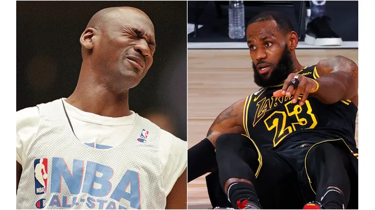 Michael Jordan y LeBron James