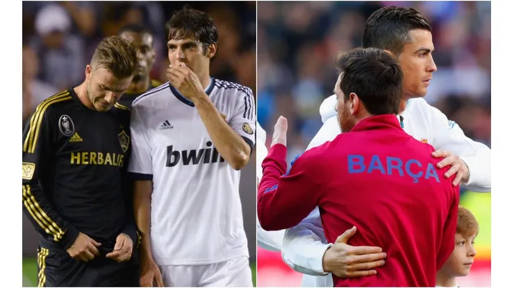 David Beckham, Kaka, Cristiano Ronaldo y Lionel Messi